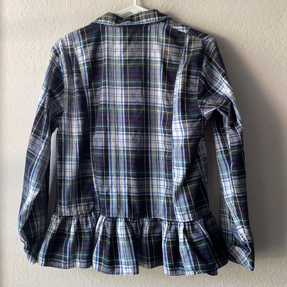 KENSIE Tartan Plaid Button Down Shirt size Medium - Picture 5 of 5